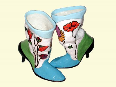 Landschaft auf Stiefel